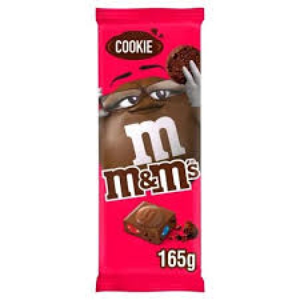 M&M`s cookie 165gm bar