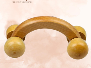 4 Wheel Wooden Massage Tool