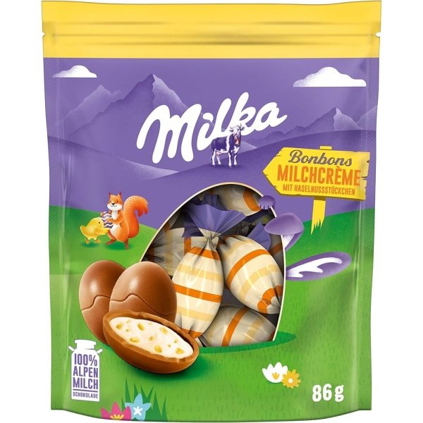 Milka Milk Cream Mini Eggs 86g
