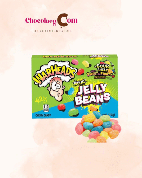 Warheads Sour Jelly Beans 113g