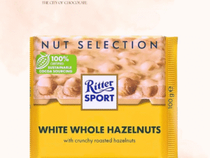 Ritter Sport White Whole Hazelnuts 100g