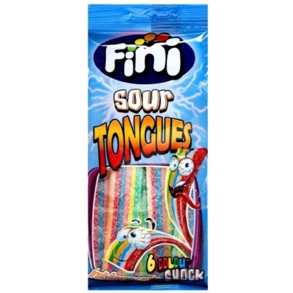 Fini Sour Fruit Tongues 100g