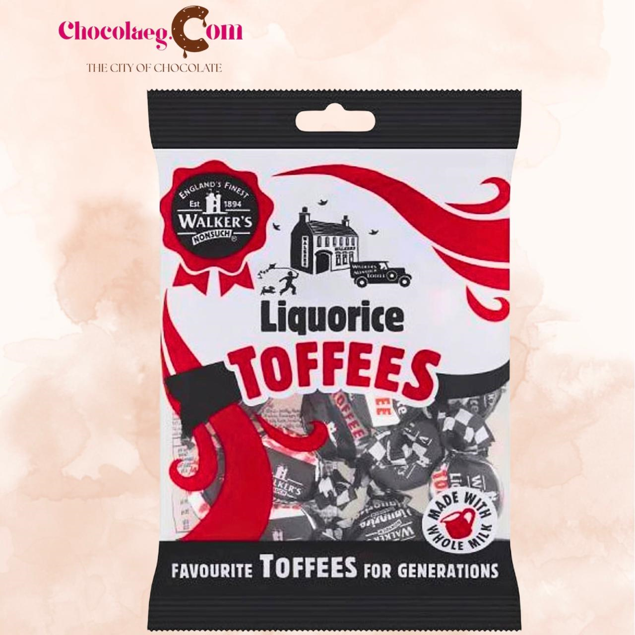 Walkers Liquorice Toffees 150g