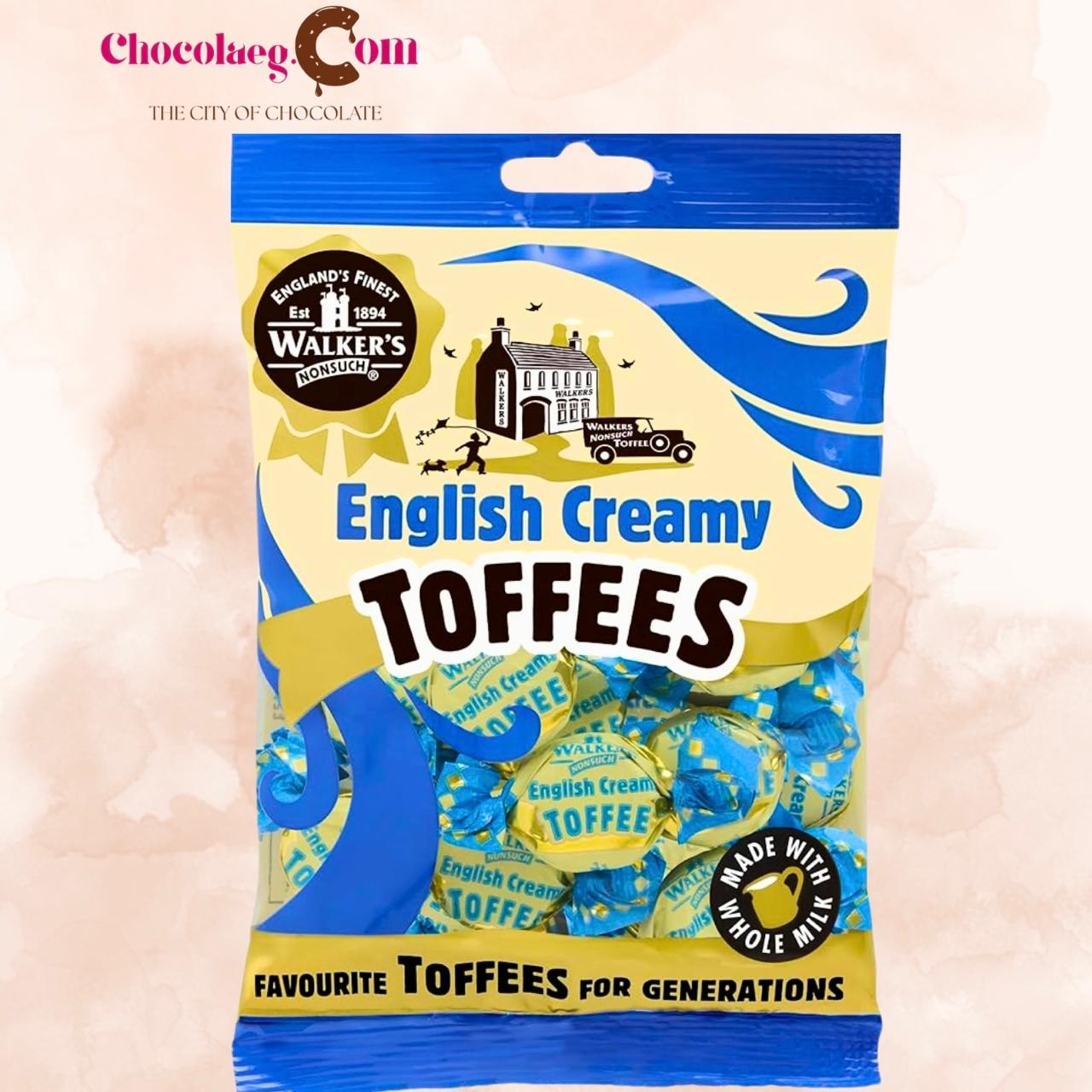 Walkers English Creamy Toffeea 150g