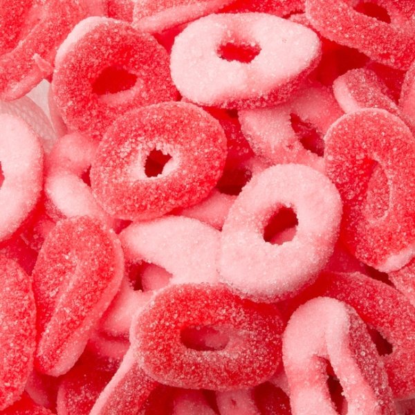 Candy Sour Strawberry Rings