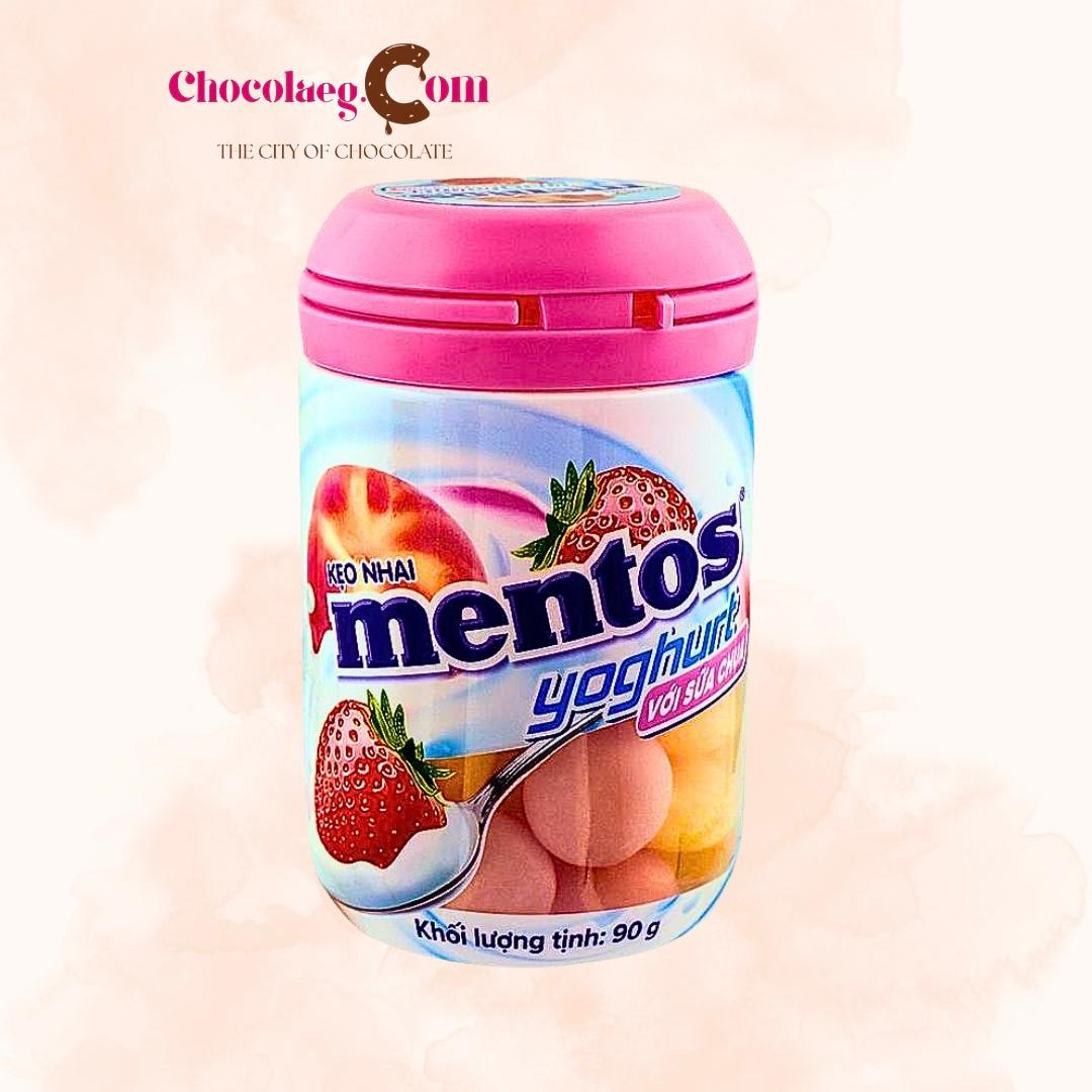 Mentos Yoghurt Strawberry 90g