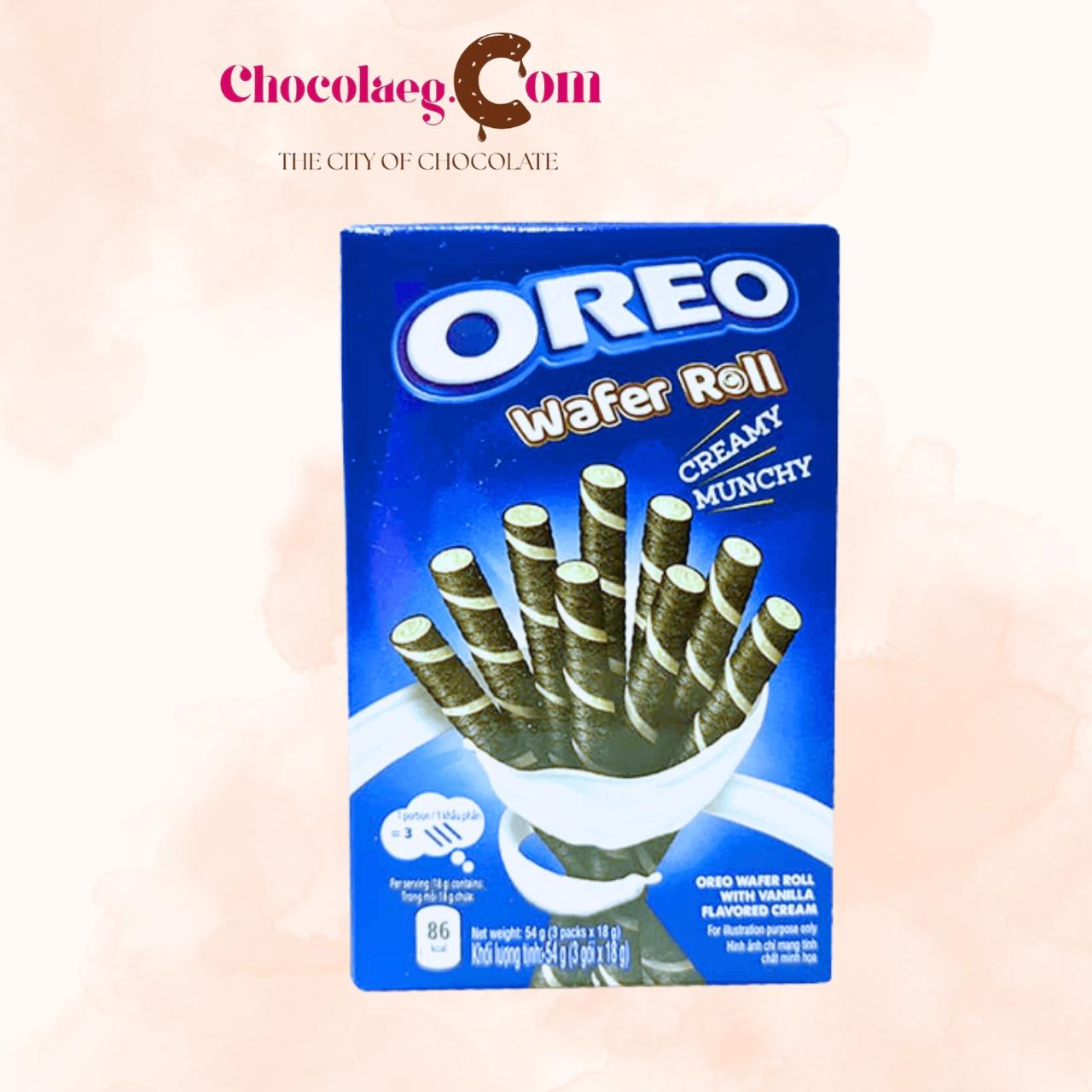 Oreo Wafer Rolls Vanilla