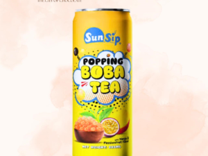 Sun Sip Passion Popping Boba 325ml