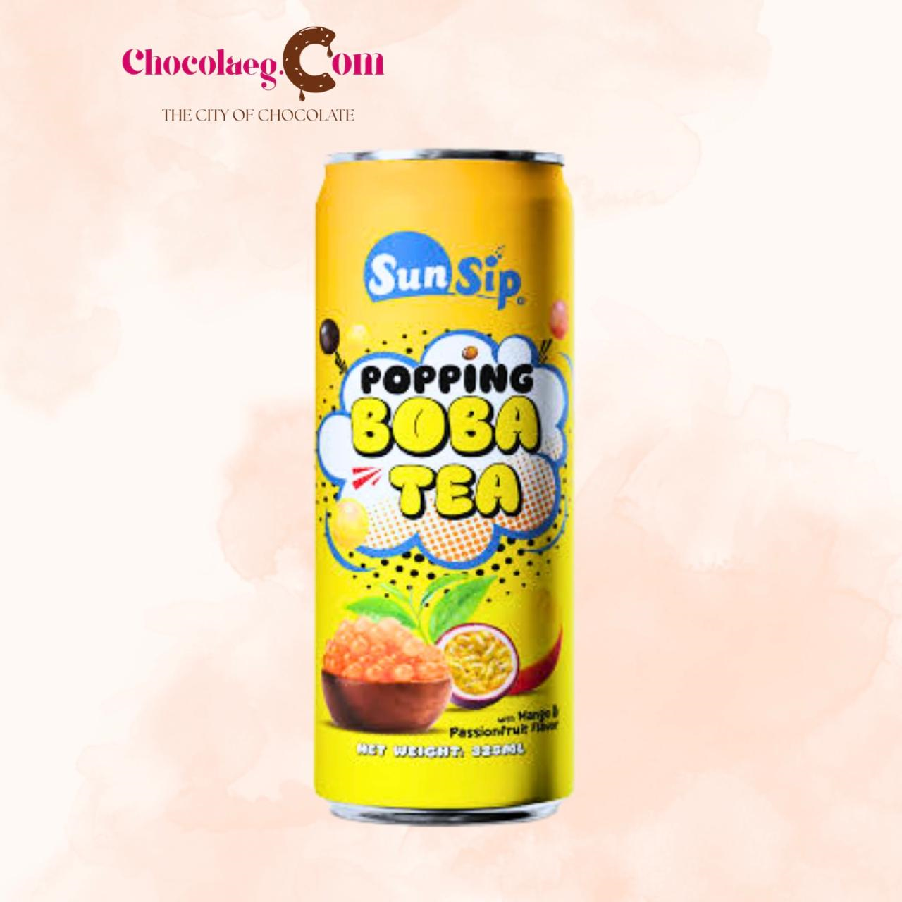 Sun Sip Passion Popping Boba 325ml