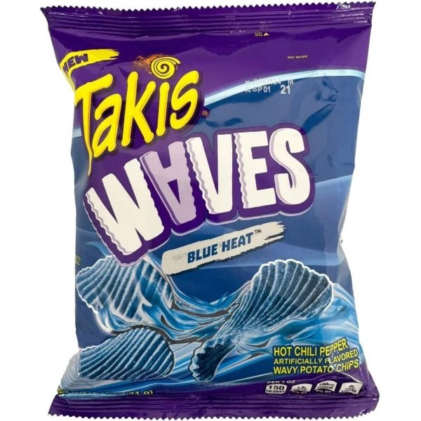 Takis Waves Blue Heat