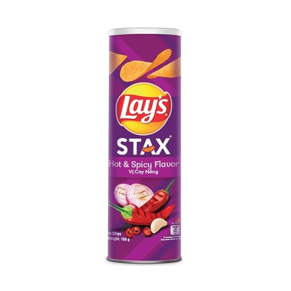 Lays Stax Hot & Spicy