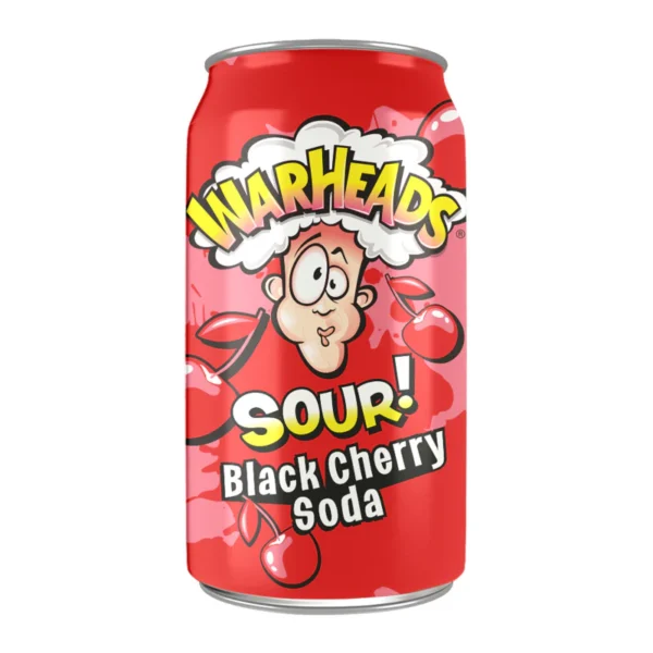 Warheads Sour Black Cherry 355ml