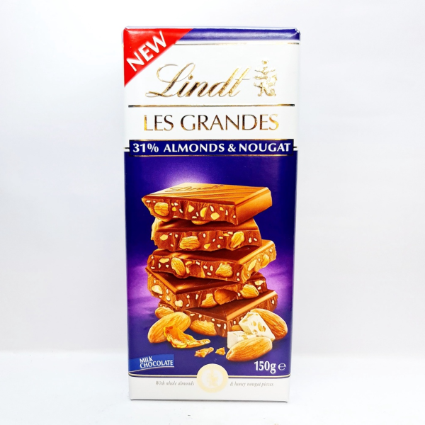 Lindt Les-Grandes Nougat Almonds 150g