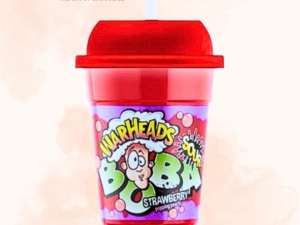 WarHeads Sour Strawberry Boba 400ml