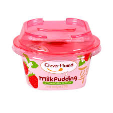 Clever Mama Milk Pudding Strawberry 70g