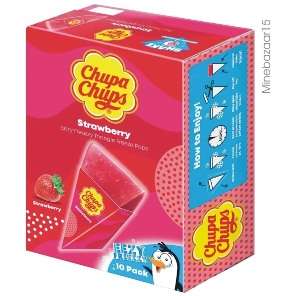 Chupa Chups Strawberry Freez Pop