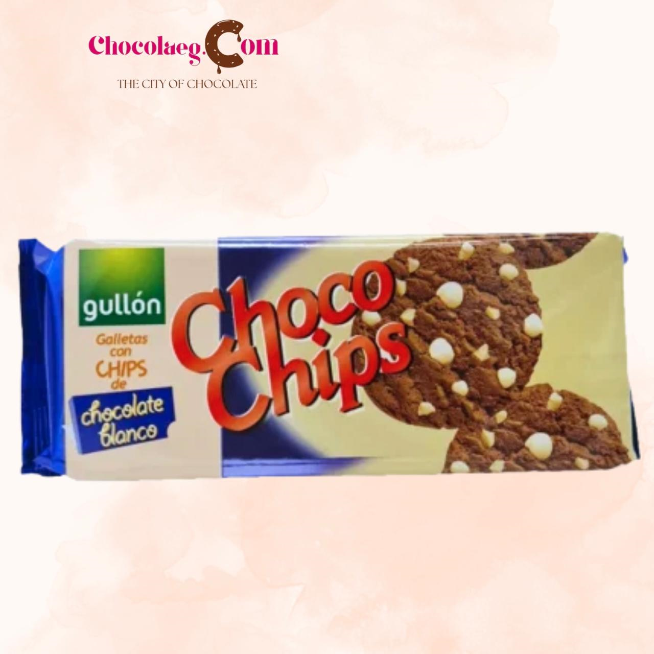 Gullon Choco Blanco Chips 125g