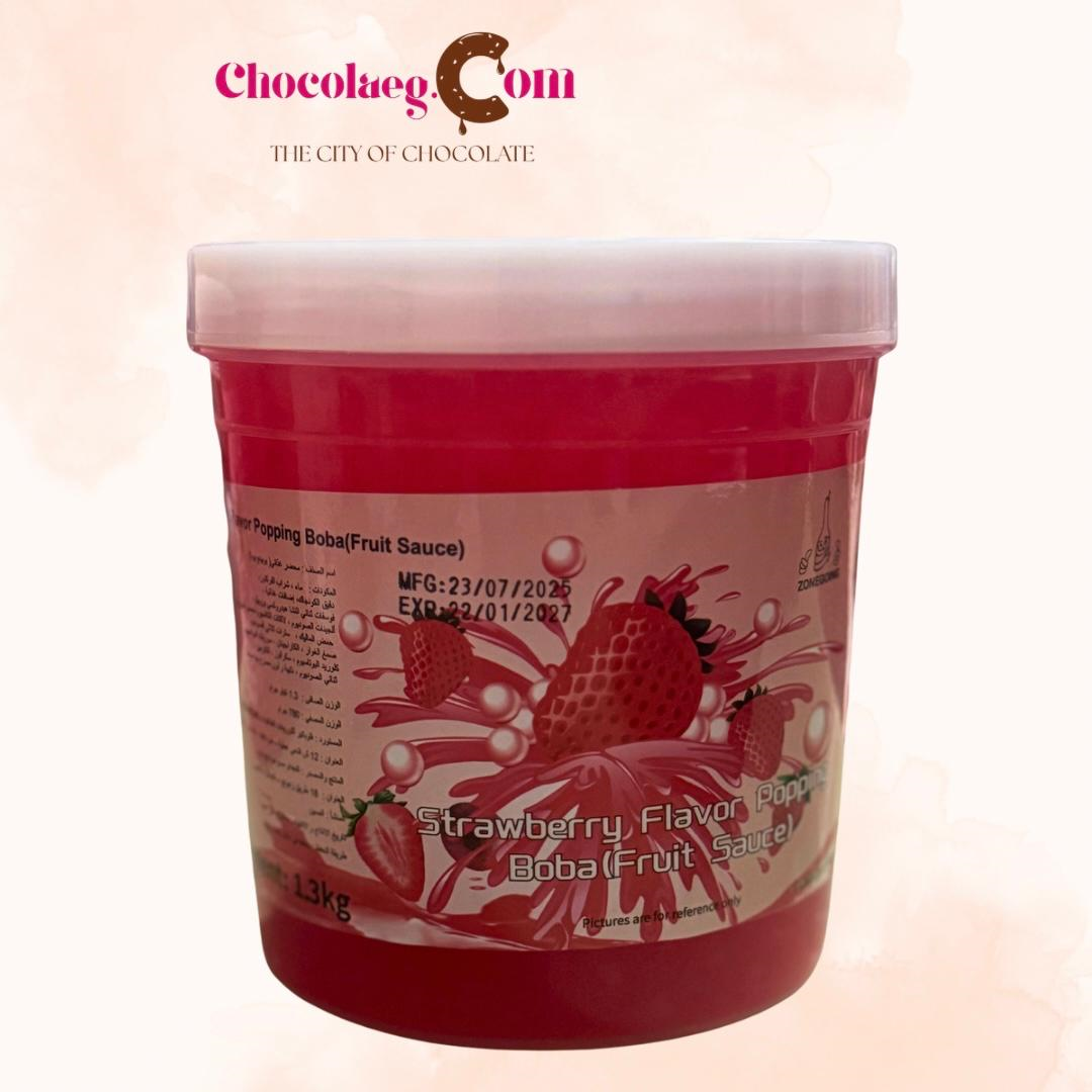 Popping Boba Strawberry 1,300kg