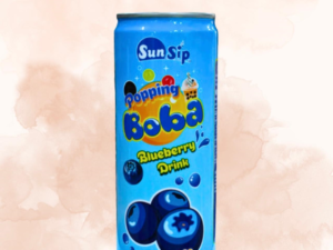 SunSip Popping Boba Blueberry 325ml