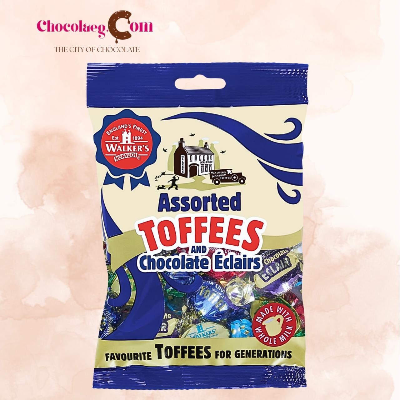 Walkers Assorted Toffees & Eclairs 150g