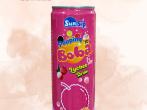 SunSip Popping Boba Lychee 325ml