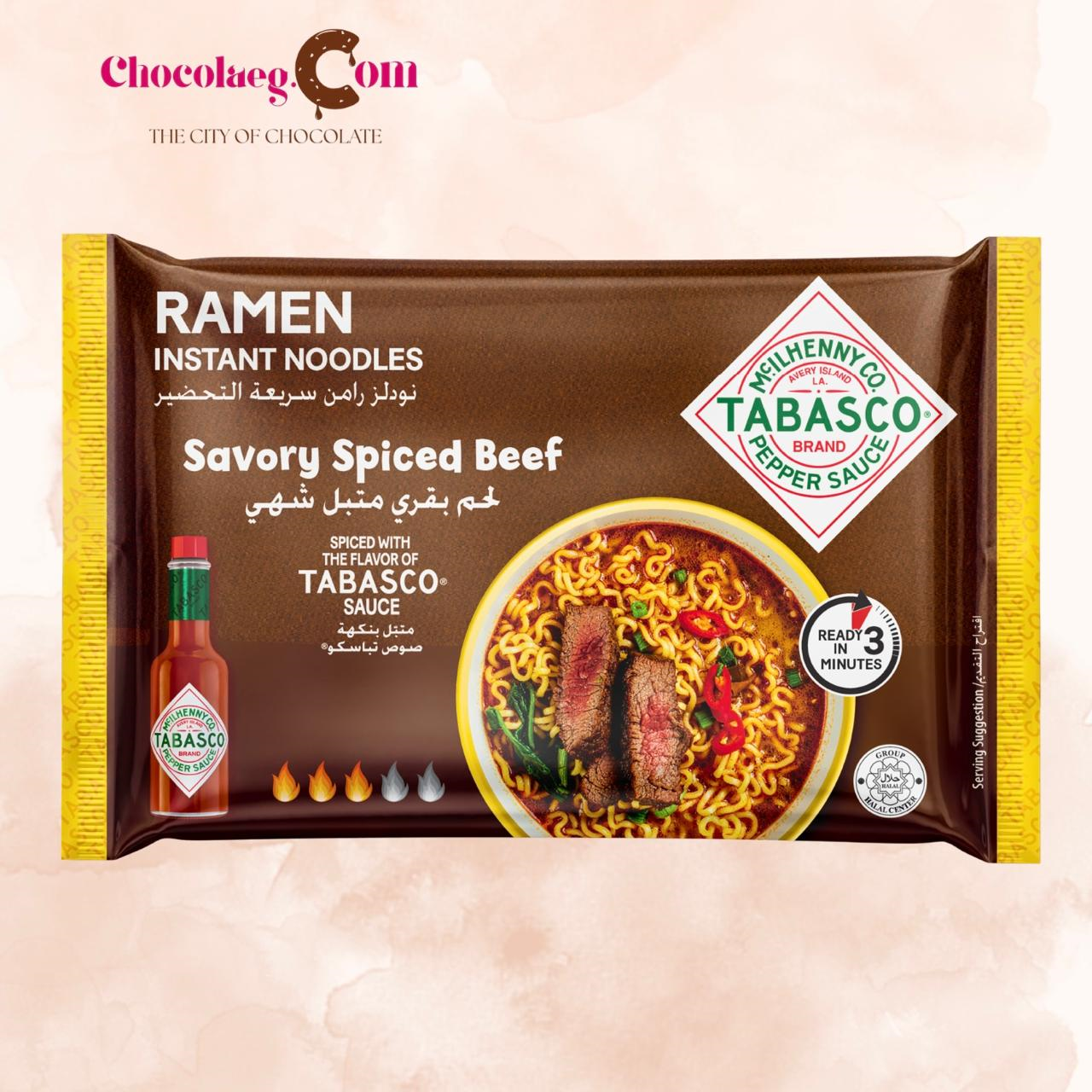 Tabasco Noodles Savory Spiced Beef 75g