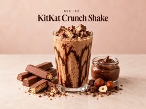 KitKat Crunch Shake Mix Lab — chocolate wafer shake and spread
